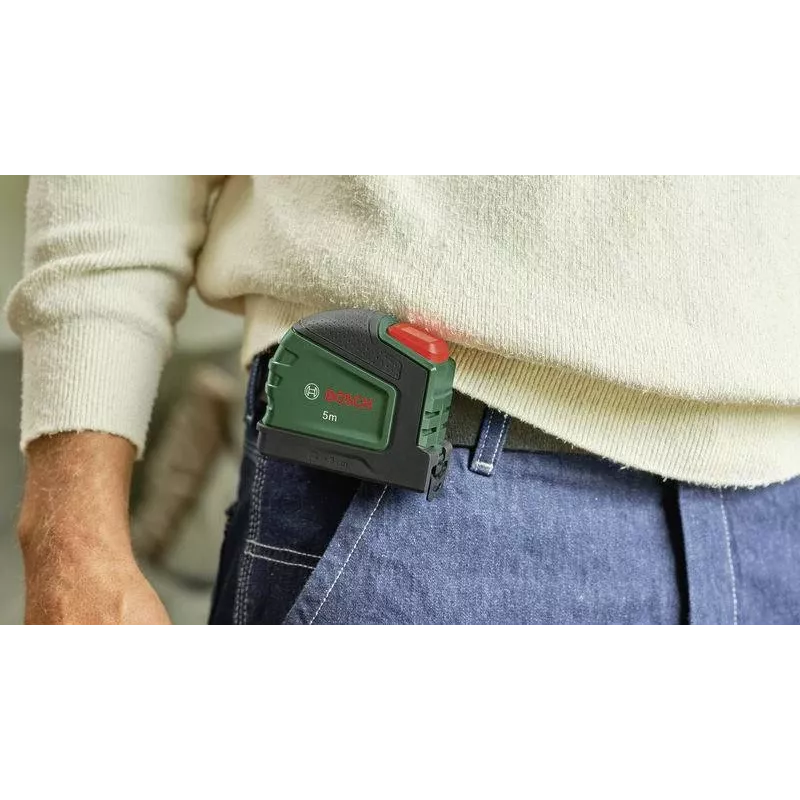 Bosch 1600A03318 5 m matavimo juosta su pieštuko segtuku (žalia/juoda)