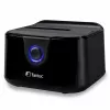 FANTEC DS-X1U3-Glanz USB 3.2 Gen 1 dokų stotelė 2,5 colio SATA HDD/SSD, blizgios juodos spalvos