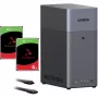 UGREEN DH2300 rinkinys su 2x Seagate IronWolf NAS 4TB CMR (juoda)