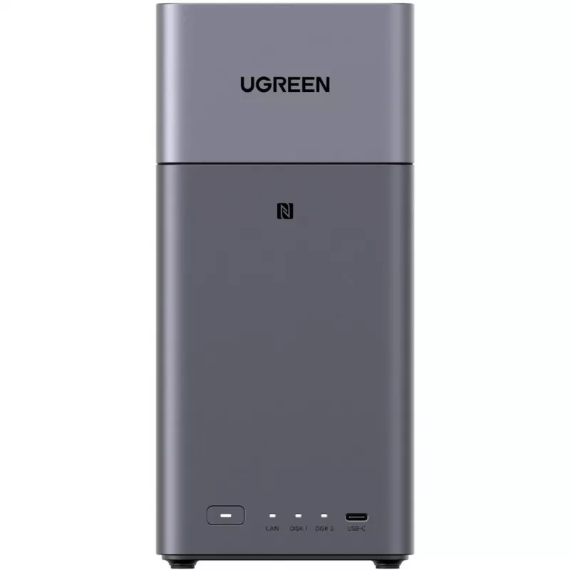 UGREEN DH2300 rinkinys su 2x Seagate IronWolf NAS 4TB CMR (juoda)