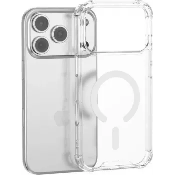 4SMARTS Hybrid Case Ibiza, skirta Apple iPhone 18 Pro Max / 17 Pro Max, MagSafe - permatomas