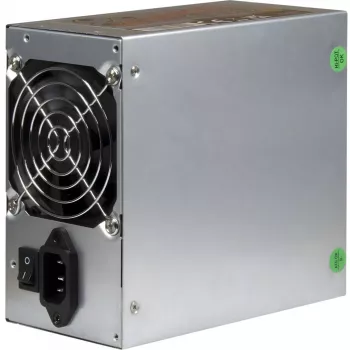 Inter-Tech HA-600AA2-Rev 600W ATX maitinimo blokas - juodas, nemodulinis, 120mm ventiliatorius