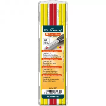 Pica BIG DRY Refill Leads Summer Heat Edition geltona/raudona (12 vnt.)