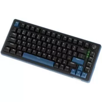 Ducky OK-M 75 žaidimų klaviatūra, 75%, Hot-Swappable, RGB, ANSI - KTT Baby Blue jungikliai