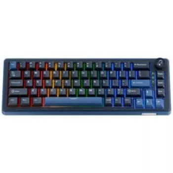 Ducky OK-M 65 žaidimų klaviatūra, 65%, karštai keičiama, RGB, ANSI - KTT Wine Red jungikliai