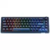 Ducky OK-M 65 mechaninė žaidimų klaviatūra, 65% formos faktorius, karšto keitimo, RGB foninis apšvietimas, ANSI išdėstymas, KTT Baby Blue jungikliai