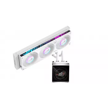 ASUS ROG Strix SLC IV 360 ARGB LCD White Edition 360 mm skysčio aušintuvas procesoriui