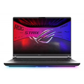 ASUS ROG Strix G16 G615LW-TS279W žaidimų nešiojamas kompiuteris, 16 colių WQXGA IPS 300Hz, Intel Core Ultra 9 290HX Plus, 64GB DDR5, 2TB SSD, GeForce RTX 5080 16GB, Windows 11 Home, vokiška QWERTZ klaviatūra