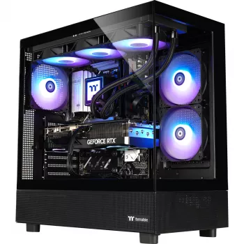 Thermaltake FTW V270 žaidimų stalinis kompiuteris (Intel Core i7-15700K, RTX 5070 Ti, 32GB DDR5, 2TB NVMe, Windows 11 Home, juodos spalvos)