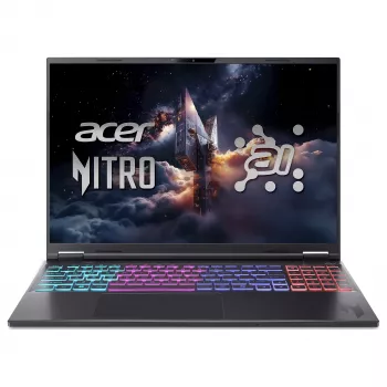 Acer Nitro 16S AI AN16S-61-R2M9 žaidimų nešiojamas kompiuteris, 16 colių WQXGA IPS 180Hz, AMD Ryzen AI 9 365, 16GB DDR5, 1TB SSD, GeForce RTX 5070 8GB, Windows 11 Home, vokiška QWERTZ klaviatūra