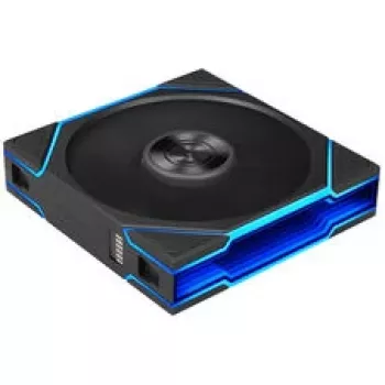 Lian Li UNI FAN TL FLEX Wireless ARGB Reverse Blade 120mm ventiliatorių rinkinys (3 vnt.) su valdikliu, juoda