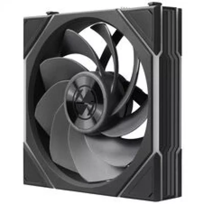 Lian Li UNI FAN TL FLEX Wireless ARGB Reverse Blade 120mm ventiliatorių rinkinys (3 vnt.) su valdikliu, juoda