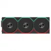 Lian Li UNI FAN TL FLEX Wireless ARGB Reverse Blade 120mm ventiliatorių rinkinys (3 vnt.) su valdikliu, juoda