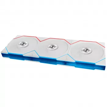 Lian Li UNI FAN TL FLEX Wireless ARGB Reverse Blade 120 mm ventiliatorių 3 vnt. komplektas su valdikliu – baltas
