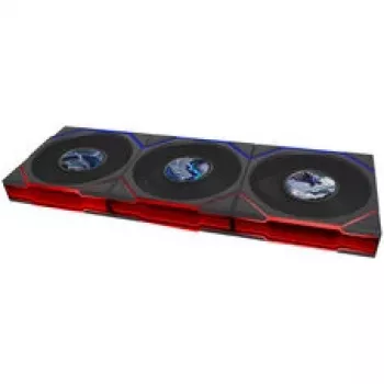 Lian Li UNI FAN TL LCD FLEX Wireless 120 mm ARGB LCD ventiliatorius - juodas, 3 vnt. komplektas su valdikliu