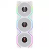 Lian Li UNI FAN TL120 LCD FLEX Wireless ARGB Reverse 3 vnt. 120 mm korpuso ventiliatoriai, balti