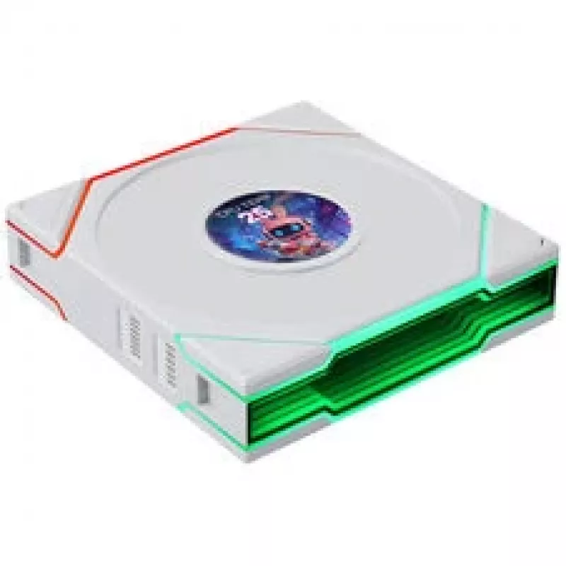 Lian Li UNI FAN TL120 LCD FLEX Wireless ARGB Reverse 3 vnt. 120 mm korpuso ventiliatoriai, balti