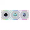 Lian Li UNI FAN TL120 LCD FLEX Wireless ARGB Reverse 3 vnt. 120 mm korpuso ventiliatoriai, balti