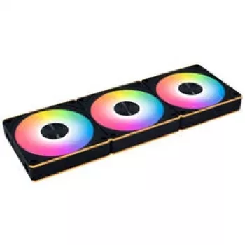 Lian Li UNI FAN CL FLEX Wireless PWM ARGB 120 mm korpuso ventiliatorius, juodas, 3 vnt. su valdikliu