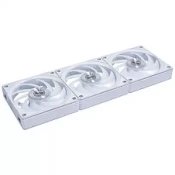 Lian Li UNI FAN CL FLEX Wireless PWM ARGB 120mm baltas 3 vnt. rinkinys su valdikliu