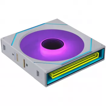 Lian Li UNI FAN SL-INF 120 FLEX Wireless ARGB baltas korpuso ventiliatorius