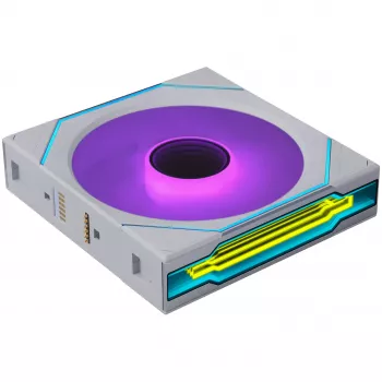 Lian Li UNI FAN SL-INF 120 FLEX Wireless ARGB baltas korpuso ventiliatorius