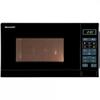 Sharp R-242(BK)W Solo mikrobangų krosnelė - 20 litrų - 800 W - juoda
