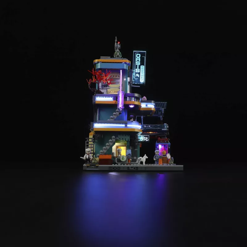LUMIBRICKS Cyberpunk Neoncity - Apartment 1000 dalių dėlionė