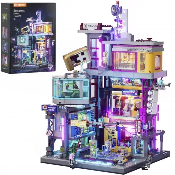 LUMIBRICKS Cyberpunk Neoncity Gamestack LED neon ženklas