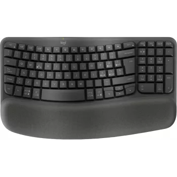 Logitech Ergo Series Wave Keys for Business belaidė ergonominė klaviatūra, itališkas išdėstymas, grafito spalvos