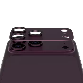 PanzerGlass Fender iPhone 18 Pro Max fotoaparato objektyvo apsauga - tamsi vyšnia