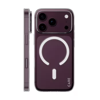 CARE by PanzerGlass plonas dėklas, skirtas iPhone 17 Pro / 18 Pro, permatomas su MagSafe