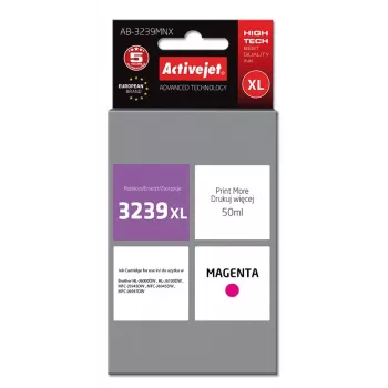 Activejet AB-3239MNX purpurinė rašalo kasetė (suderinama su Brother LC3239XLM, 50 ml, didelės išeigos, 5000 puslapių)