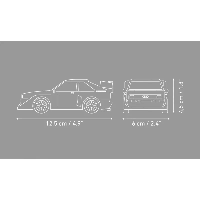 COBI Audi Sport quattro S1 E2 Rally Legend (1985) 1:35 mastelio konstravimo rinkinys