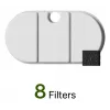 Petlibro Capsule atsarginis filtras 8 vnt. pakuotė - 3 pakopų filtravimas Capsule fontanėliui