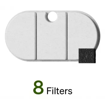 Petlibro Capsule atsarginis filtras 8 vnt. pakuotė - 3 pakopų filtravimas Capsule fontanėliui