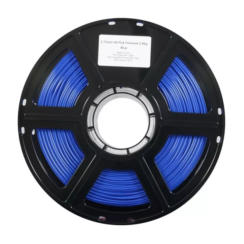 FlashForge HS PLA filamentas 1,75 mm mėlynas 1 kg – didelės spartos 3D spausdinimui