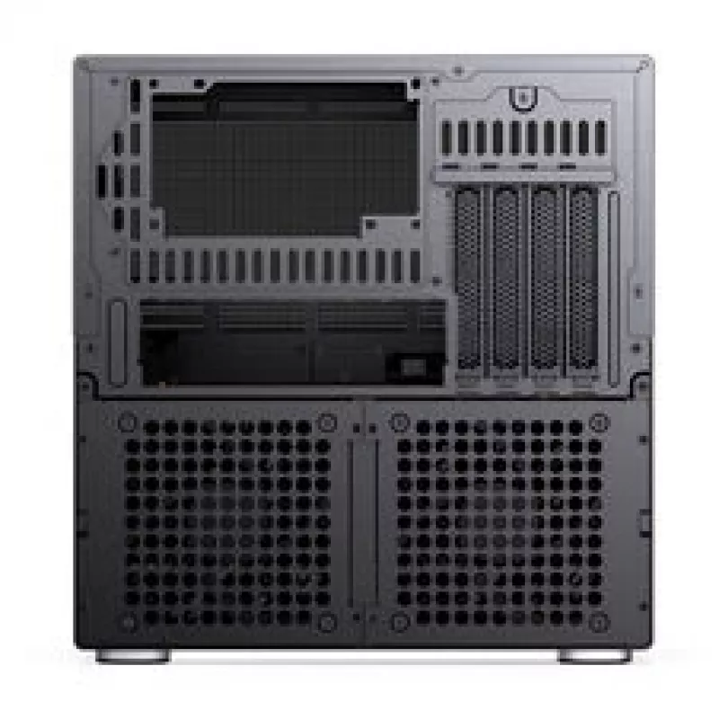Jonsbo N6 NAS kubo korpusas, Micro-ATX, plienas/tinklelis, juodas
