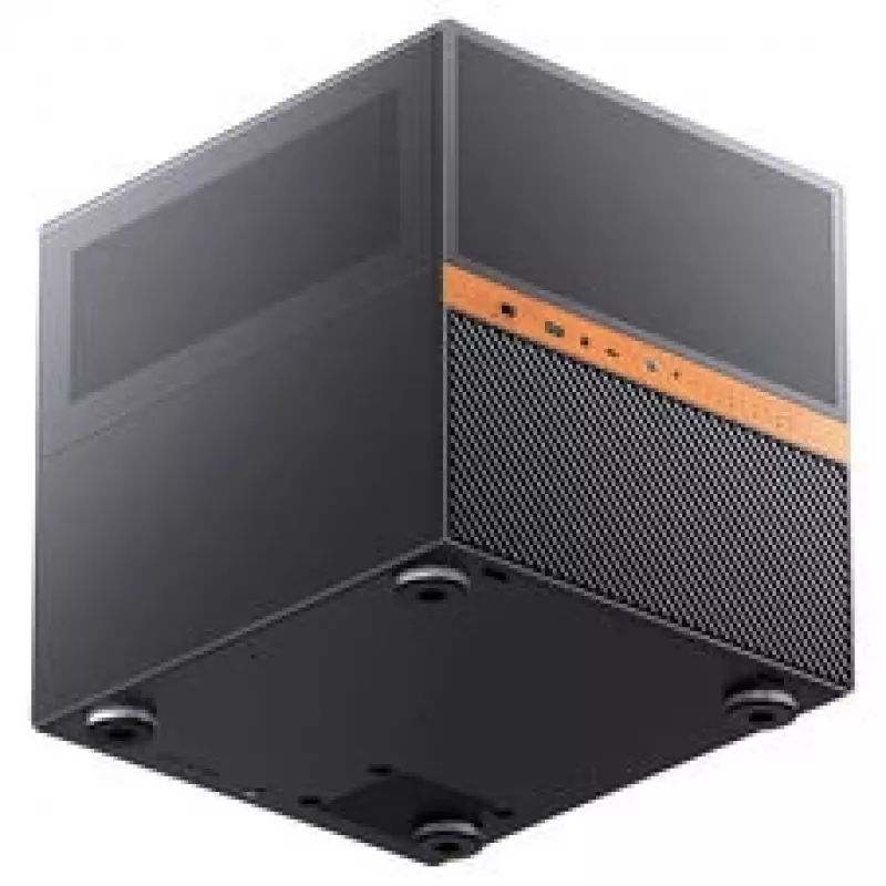 Jonsbo N6 NAS kubo korpusas, Micro-ATX, plienas/tinklelis, juodas