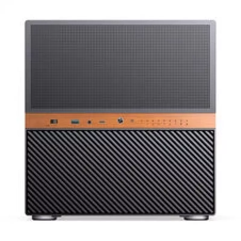 Jonsbo N6 NAS kubo korpusas, Micro-ATX, plienas/tinklelis, juodas