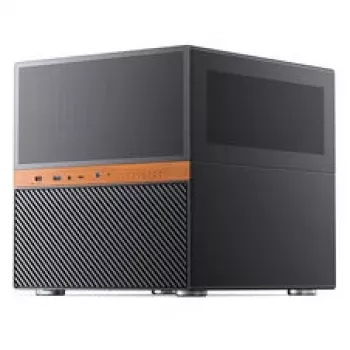 Jonsbo N6 NAS kubo korpusas, Micro-ATX, plienas/tinklelis, juodas