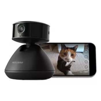 PETLIBRO Scout išmanioji AI augintinių kamera 1080p Full HD su dvipusiu garsu, naktiniu matymu, judesio ir garso aptikimu, 130° plačiu kampu, Wi-Fi, MicroSD/Cloud atmintimi, balta