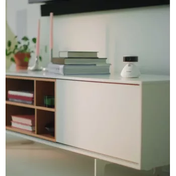 PETLIBRO Scout išmanioji AI augintinių kamera 1080p Full HD su dvipusiu garsu, naktiniu matymu, judesio ir garso aptikimu, 130° plačiu kampu, Wi-Fi, MicroSD/Cloud atmintimi, balta