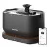 PETLIBRO Dockstream programėle valdomas vandens fontanas katėms ir šunims, 2,5L/84oz, 5 sluoksnių filtracija, itin tylus <30dB, be BPA, juodas