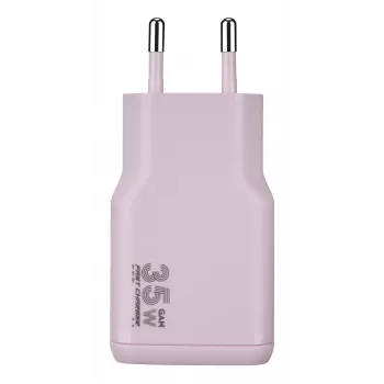 TUCANO ONE POWER KIT 35W GaN įkroviklis su 60W USB-C laidu, rožinė