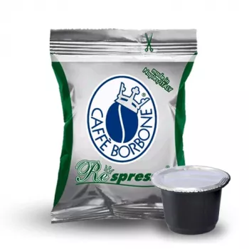 Caffè Borbone Respresso kavos kapsulės be kofeino, tinkamos Nespresso, 50 vnt., po 5 g