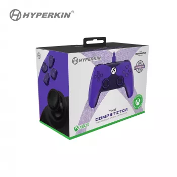 Hyperkin Competitor laidinis valdiklis, skirtas Xbox Series X|S, Xbox One ir PC - violetinis