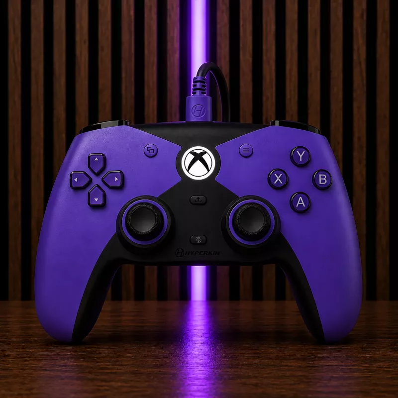 Hyperkin Competitor laidinis valdiklis, skirtas Xbox Series X|S, Xbox One ir PC - violetinis