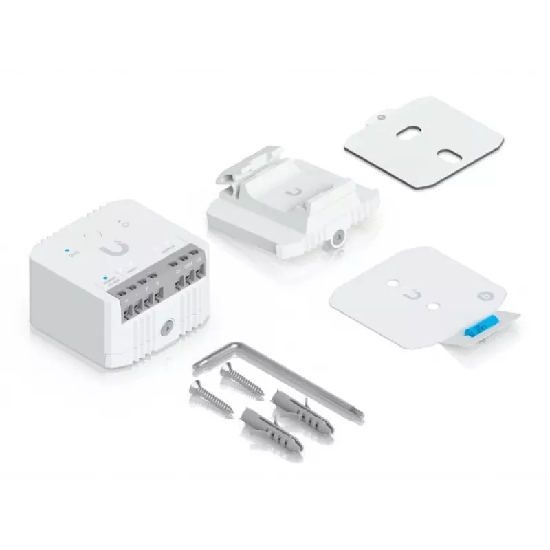 Ubiquiti SuperLink Relay USL-Relay - tinklo automatizavimo sausas kontaktas, PoE/USB-C, valdomas UniFi