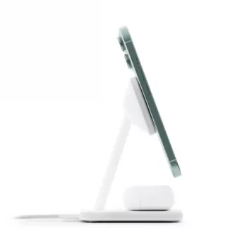 Twelve South HiRise 2 Deluxe Qi2 belaidžio įkrovimo stovas, baltas